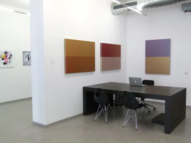 Ausstellungsansicht abstraction reloaded, Galerie Strzelski, Stuttgart 2011