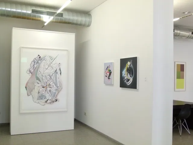 Ausstellungsansicht abstraction reloaded, Galerie Strzelski, Stuttgart 2011