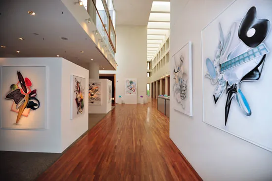 Ausstellungsansicht Cluster Babylon, Landesvertretung Baden-Württemberg, Berlin 2010