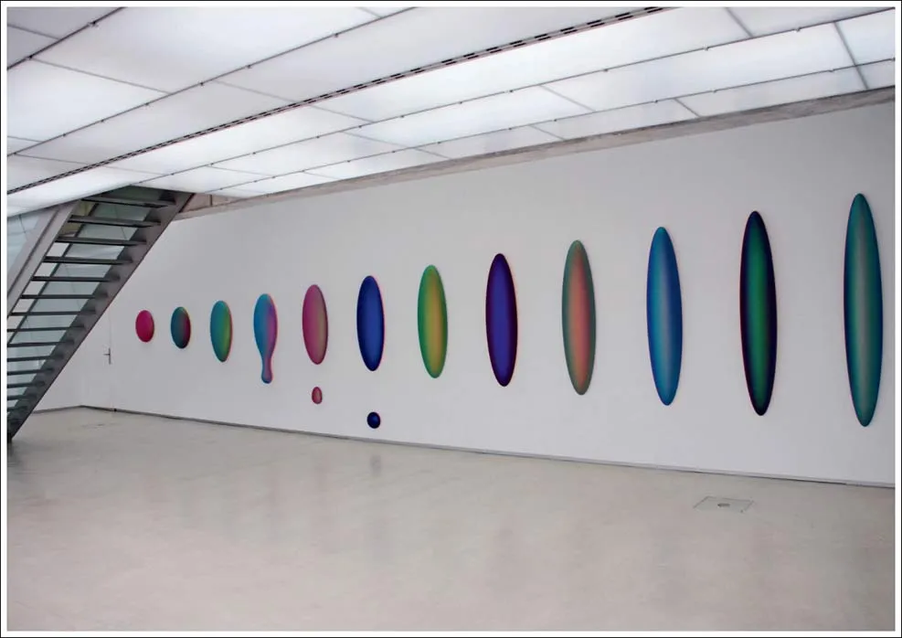 Doppelseite aus dem Katalog cosmic garden galaxy, 2008