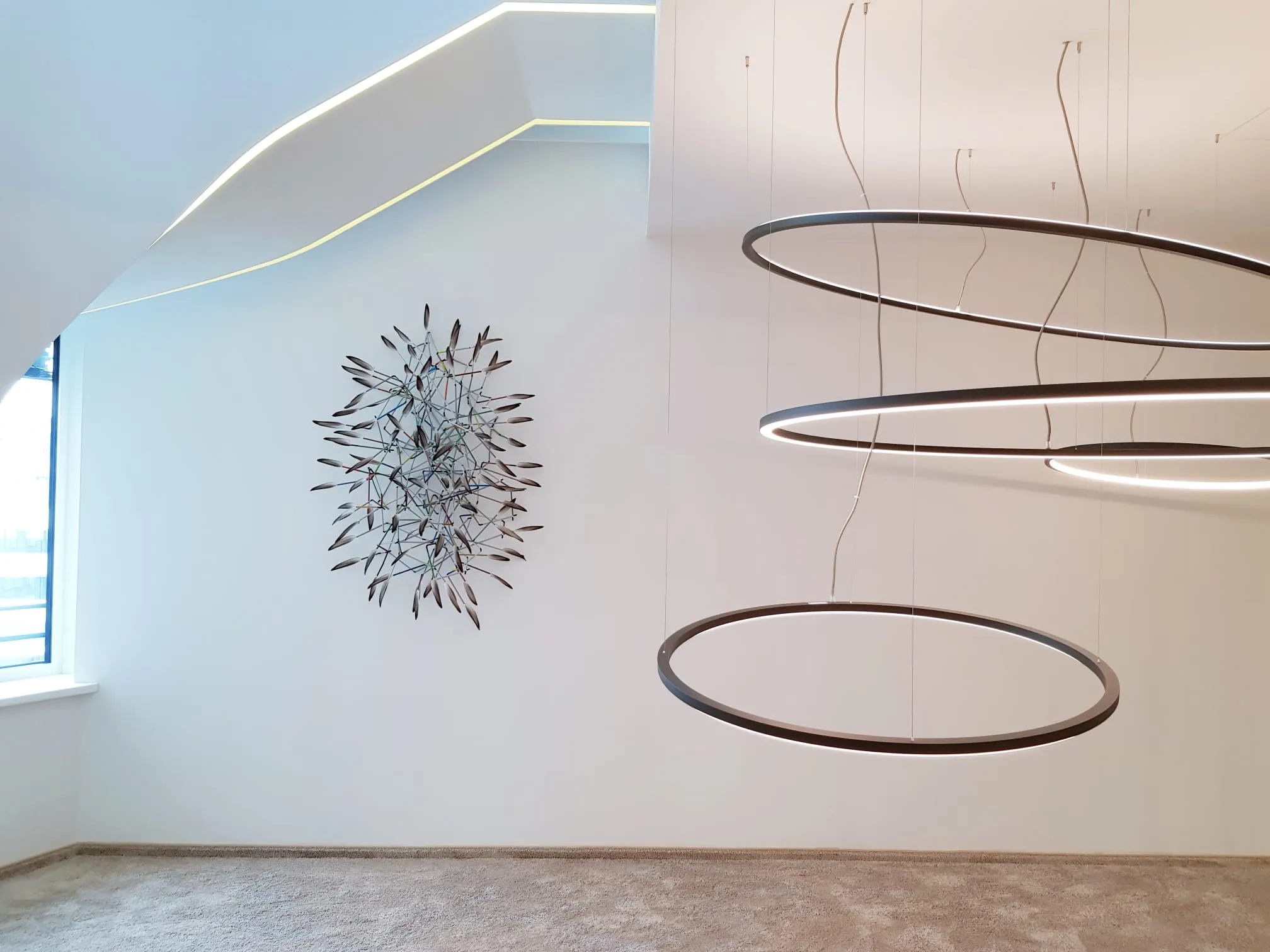 Christa Winter, Air Sculpture im Foyer