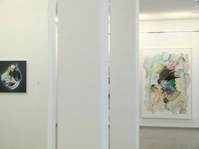 Ausstellungsansicht abstraction reloaded, Galerie Strzelski, Stuttgart 2011