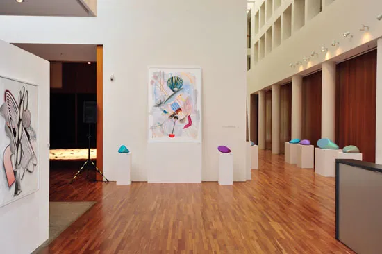 Ausstellungsansicht Cluster Babylon, Landesvertretung Baden-Württemberg, Berlin 2010