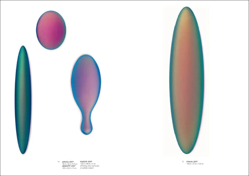 Doppelseite aus dem Katalog cosmic garden galaxy, 2008