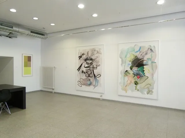 Ausstellungsansicht abstraction reloaded, Galerie Strzelski, Stuttgart 2011
