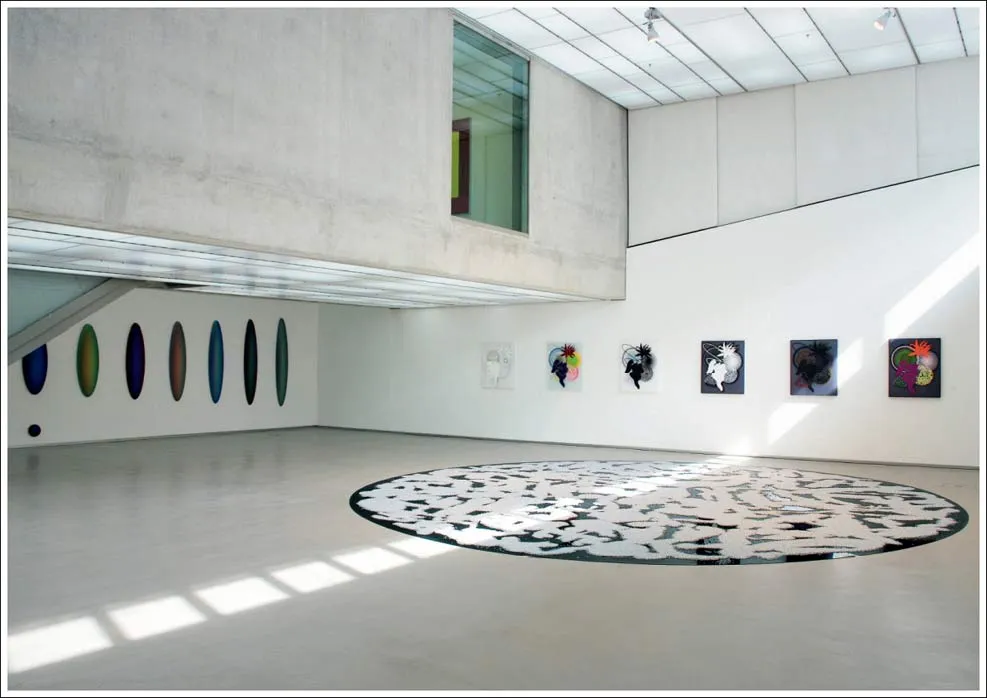 Doppelseite aus dem Katalog cosmic garden galaxy, 2008