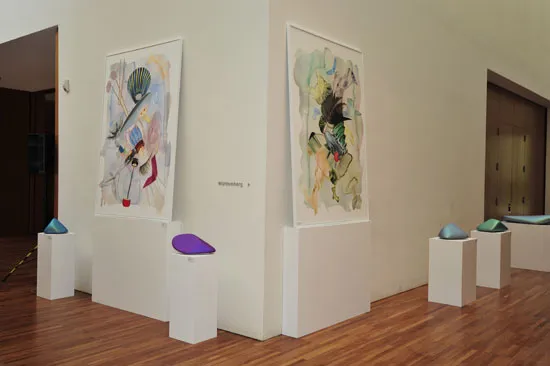 Ausstellungsansicht Cluster Babylon, Landesvertretung Baden-Württemberg, Berlin 2010
