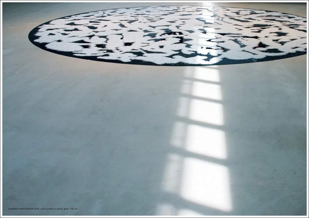 Doppelseite aus dem Katalog cosmic garden galaxy, 2008