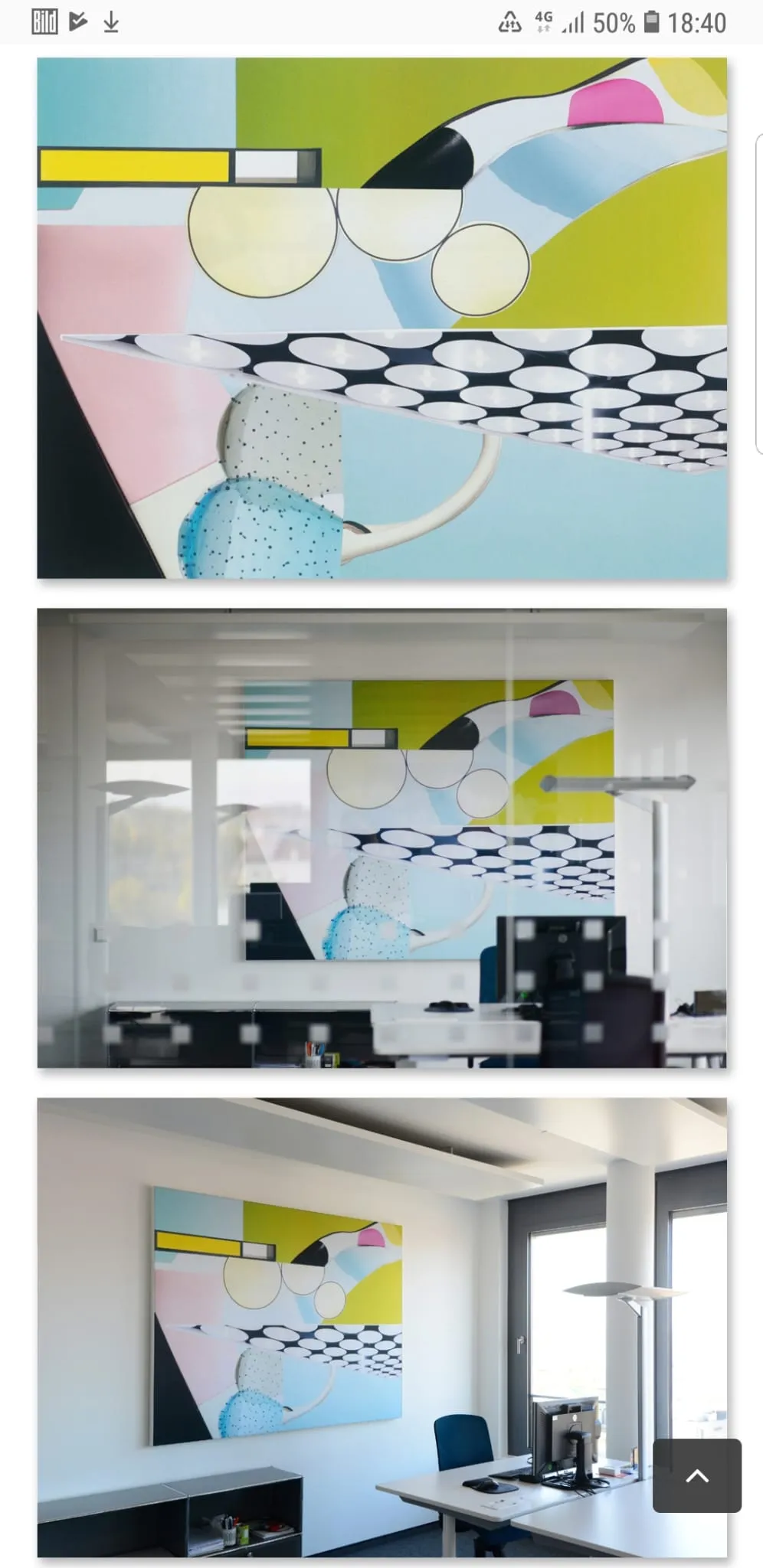 Christa Winter, Reflektorium, Büroansicht