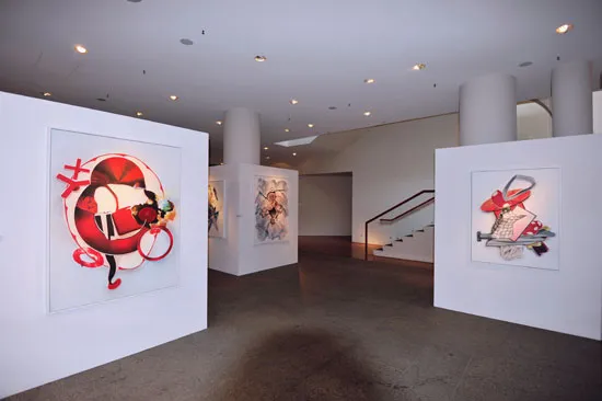 Ausstellungsansicht Cluster Babylon, Landesvertretung Baden-Württemberg, Berlin 2010