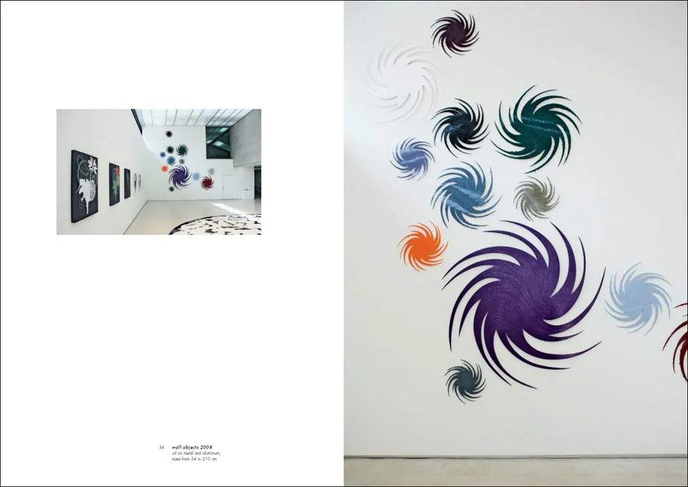 Doppelseite aus dem Katalog cosmic garden galaxy, 2008