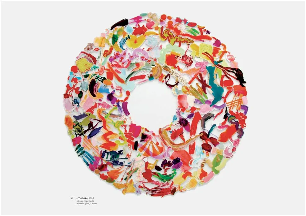 Doppelseite aus dem Katalog cosmic garden galaxy, 2008