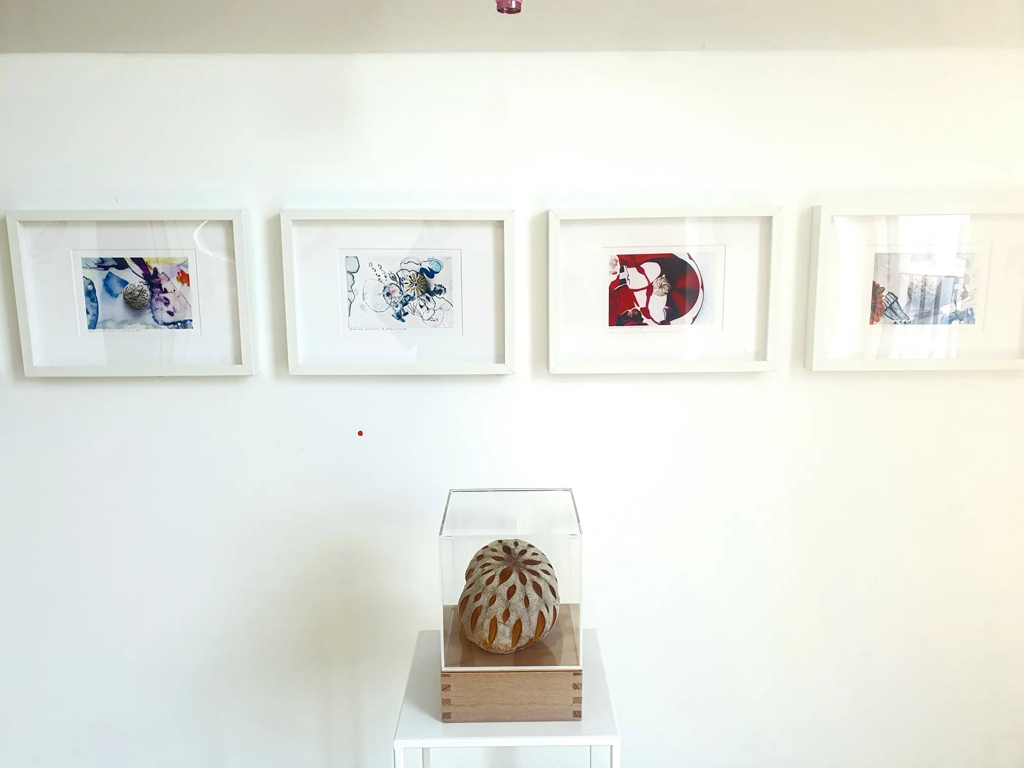 Christa Winter, BrotPoesie, Ausstellungsansicht