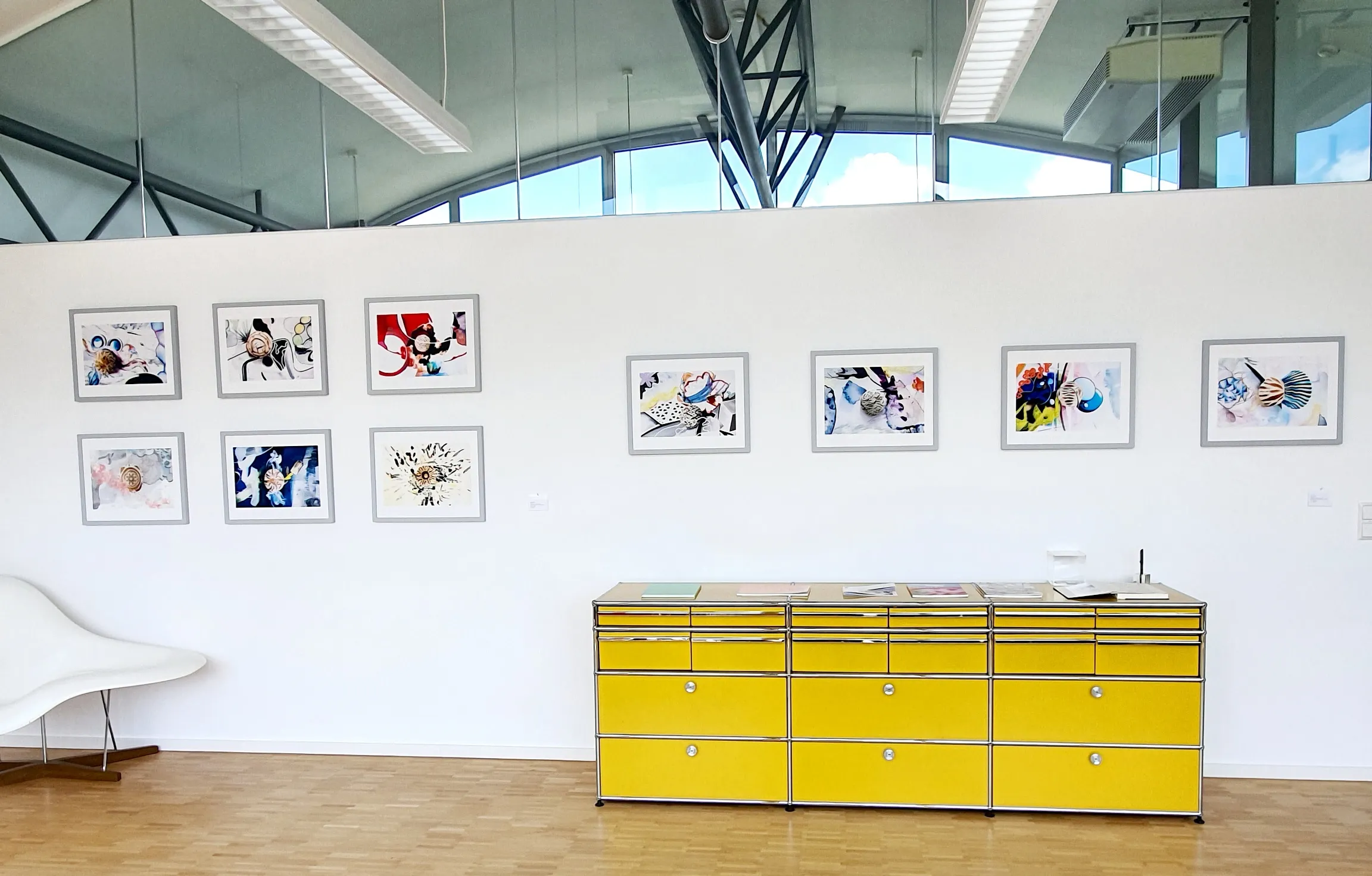 Christa Winter, BrotPoesie, Ausstellungsansicht