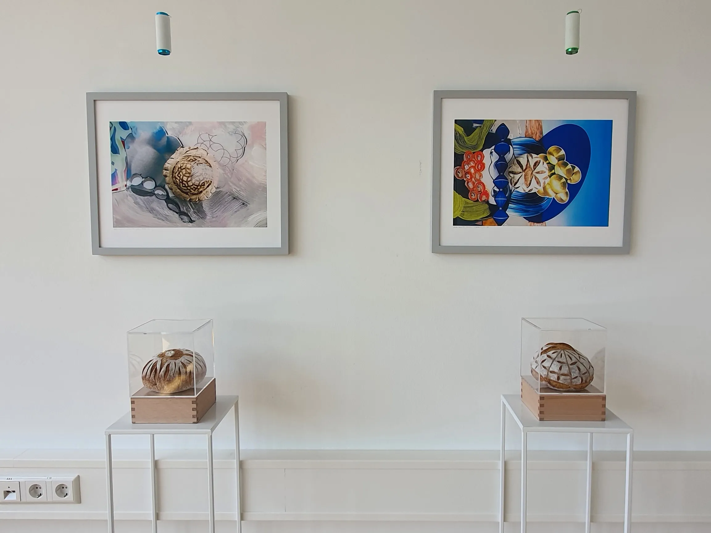 Christa Winter, BrotPoesie, Ausstellungsansicht