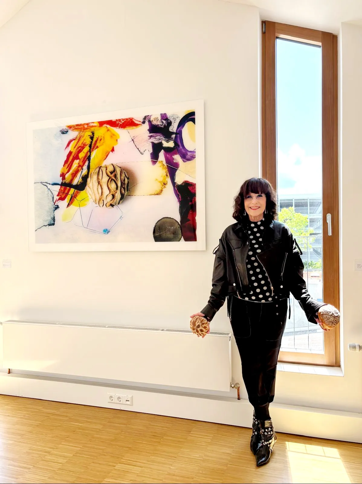 Christa Winter, Christa Winter in der Ausstellung BrotPoesie