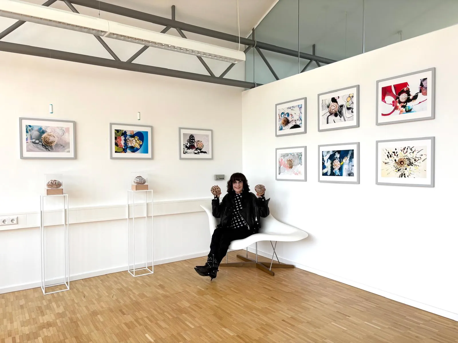 Christa Winter, Christa Winter in der Ausstellung BrotPoesie