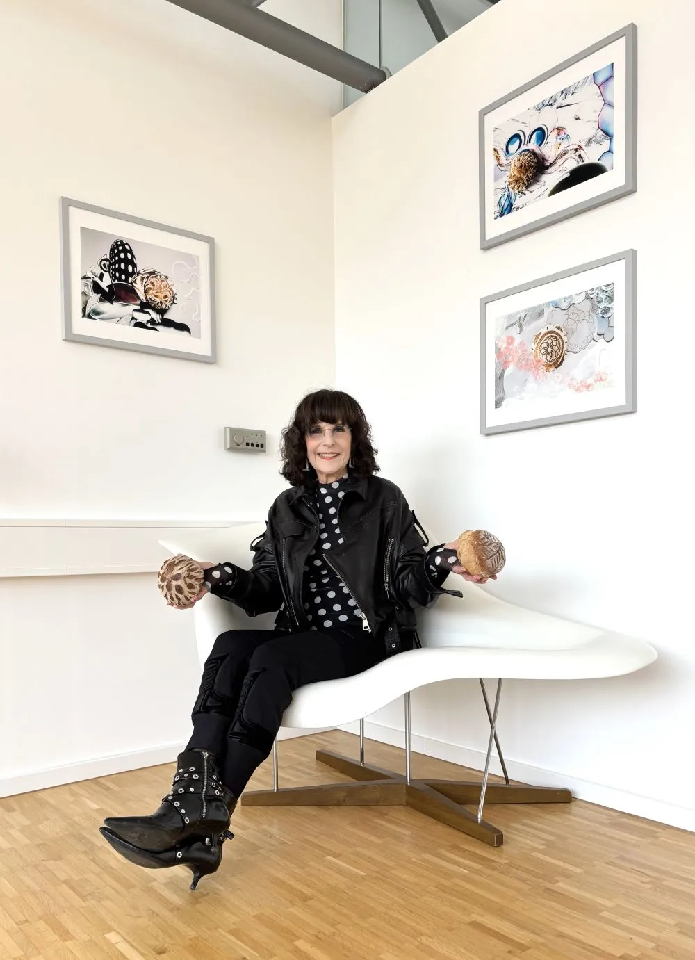 Christa Winter, Christa Winter in der Ausstellung BrotPoesie