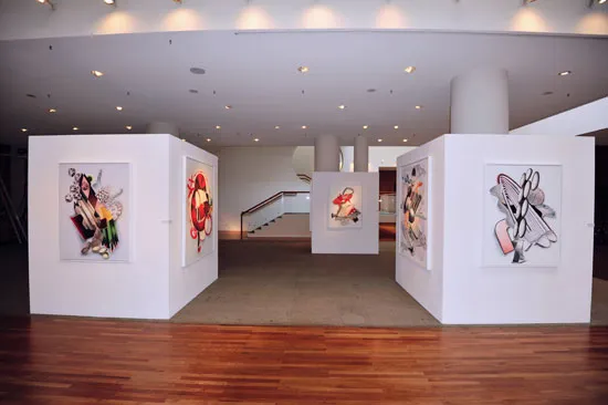 Ausstellungsansicht Cluster Babylon, Landesvertretung Baden-Württemberg, Berlin 2010