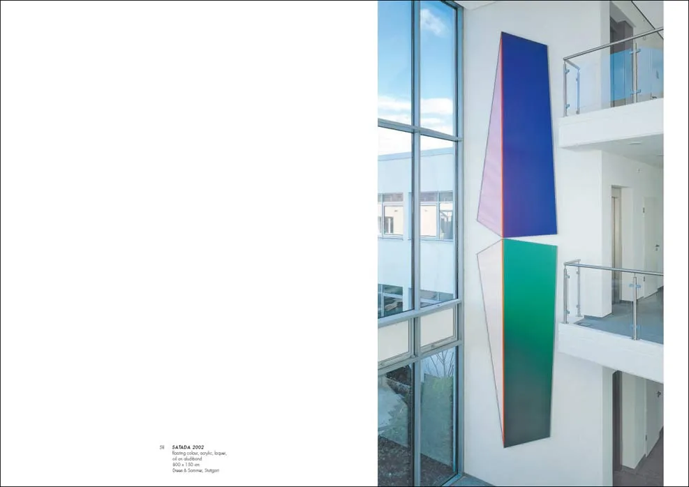 Doppelseite aus dem Katalog cosmic garden galaxy, 2008