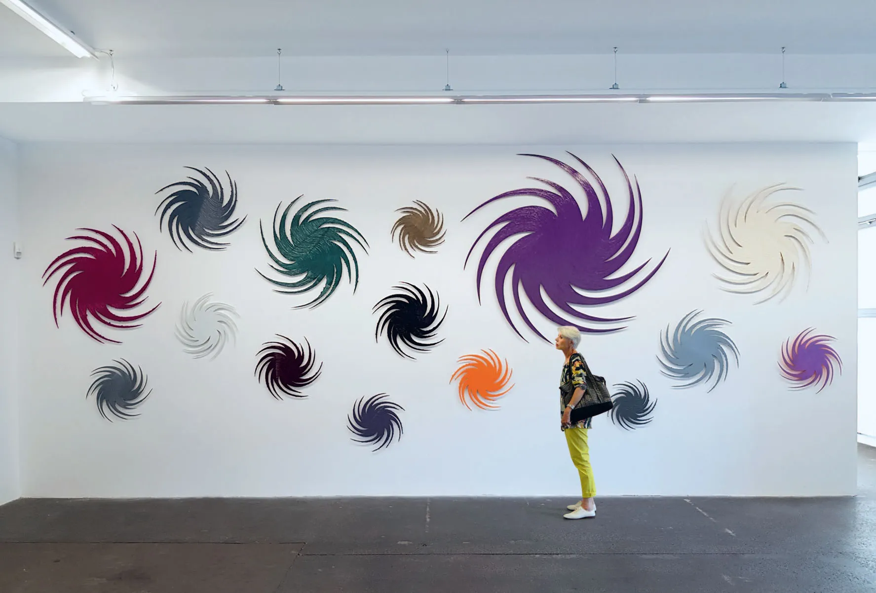 Christa Winter, GALAXIES, Ausstellungsansicht