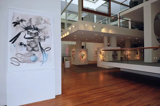 Ausstellungsansicht Cluster Babylon, Landesvertretung Baden-Württemberg, Berlin 2010